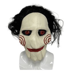 JigSaw maska na obličej - pro děti i dospělé na Halloween či karneval