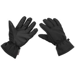 Rukavice prstové zimní SOFTSHELL 3M™ Thinsulate™ ČERNÉ vel. XL
