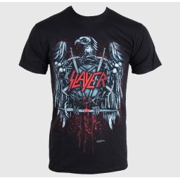 tričko pánské Slayer - Ammunition Eagle - Black - ROCK OFF - SLAYTEE14