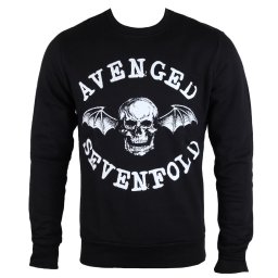 mikina pánská Avenged Sevenfold - Classic Deathbat - ROCK OFF - ASSWT14MB