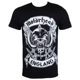 tričko pánské Motörhead - Crosses Sword England - Black - ROCK OFF - MHEADTEE42MB