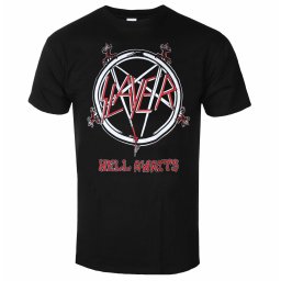 tričko pánské Slayer - Hell Awaits Tour - Black - ROCK OFF - SLAYTEE71MB