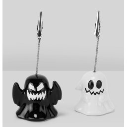 držák na fotky,vzkazy (sada 2ks) KILLSTAR - Boo Eek - Black & White - KSRA009087