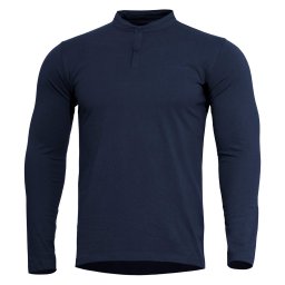 Triko ROMEO HENLEY 2.0 dlouhý rukáv MIDNIGHT BLUE vel. M