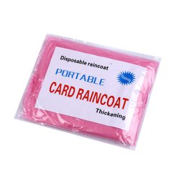 Pláštěnka pro dospělé, jednorázová, barva 2 růžová světlá