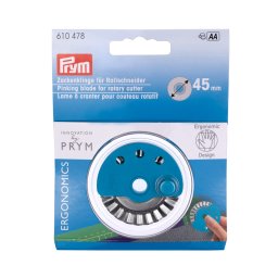 Náhradní nůž cik-cak pro řezací kolečko Prym Ergonomics, 45 mm