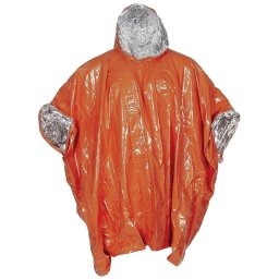 FOX Outdoor pončo EMERGENCY ALU ORANŽOVÉ/STŘÍBRNÉ