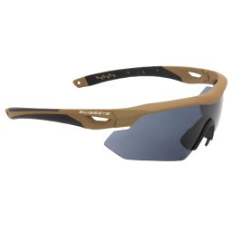SWISS EYE brýle lehké střelecké Nighthawk 3 skla COYOTE BROWN