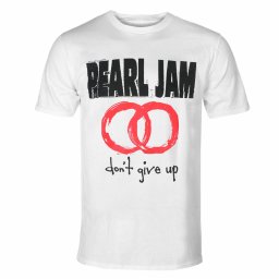 tričko pánské Pearl Jam - Don't Give Up - WHITE - ROCK OFF - PJTS01MW