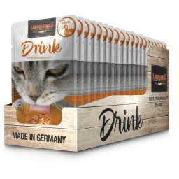 Leonardo DRINK MULTIPACK kuřecí polévka s KACHNOU pro kočky 20x40 g
