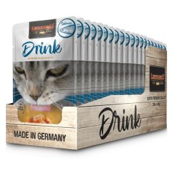 Leonardo DRINK MULTIPACK kuřecí polévka s LOSOSEM pro kočky 20x40 g