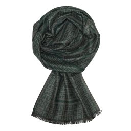 Gentleman pánský elegantní šál LA501 tmavě zelená