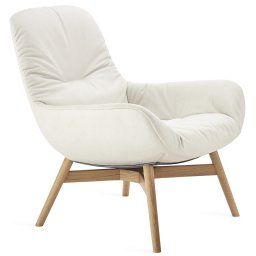 Freifrau Manufaktur designová křesla Leya Lounge Chair Wood