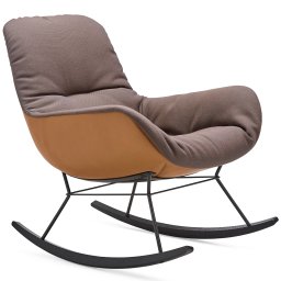 Freifrau Manufaktur designová houpací křesla Leya Rocking Lounge Chair