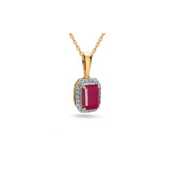 Rubínový přívěsek s brilianty 1,020 ct KU1658RP