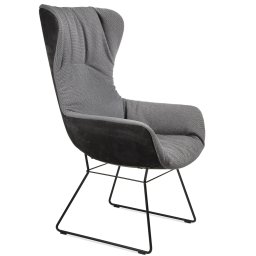 Freifrau Manufaktur designová křesla Leya Grand Wingback Sledge