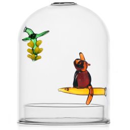 Ichendorf Milano designové svícny Birds Candle Holder Wind Proof Monkey and Bananas