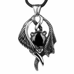 obojek ETNOX - Wing with stone - SK4120.2