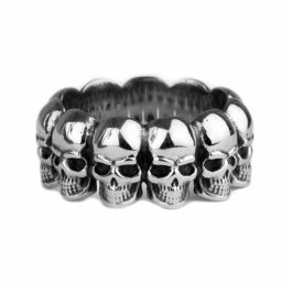 prsten ETNOX - Skulls - SR827