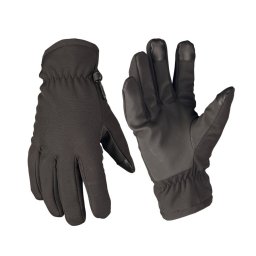 Rukavice SOFTSHELL THINSULATE™ ČERNÉ vel. XXL