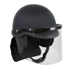 Commando helma RIOT s obličejovým štítem ČERNÁ