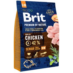 Brit Dog Premium by Nature Senior S+M Velikost: 3 kg