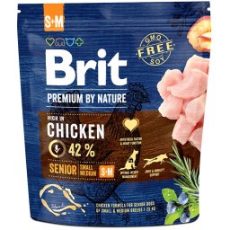 Brit Dog Premium by Nature Senior S+M Velikost: 1 kg
