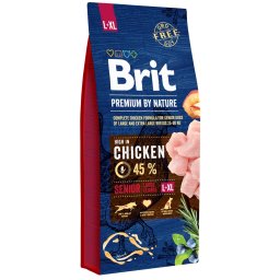 Brit Dog Premium by Nature Senior L+XL Velikost: 15 kg