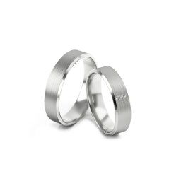 Snubní prstýnky s diamanty 0,030 ct šířka 5 mm STOBR268