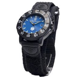 Smith & Wesson hodinky EMT s nylonovým řemínkem ČERNO/MODRÉ