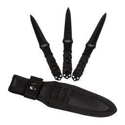 UZI nůž vrhací set 3 kusů s pouzdrem