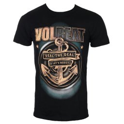 tričko pánské Volbeat - Anchor - Black - ROCK OFF - VOLTS04MB