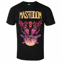 tričko pánské Mastodon - Double Brimstone Neon - BLACK - ROCK OFF - MASTEE29MB