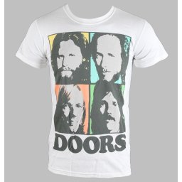 tričko pánské The Doors - Colour Box - Grey - ROCK OFF - DOTS03MW