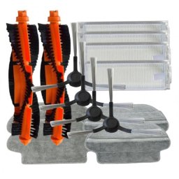 14ks HEPA filtry, kartáče a mopy pro ETA 2228 Navaggio, XIAOMI Mop-PRO, S10, S12, , Viomi, Conga, sada