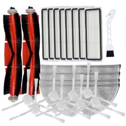 22ks HEPA filtry, kartáče a mopy pro MOVA S10 a Xiaomi Mi Robot Vacuum Mop 1C, 1T, 2C, Mop 2+ sada