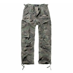 kalhoty pánské BRANDIT - M65 Vintage Trouser Woodland - 1001/10