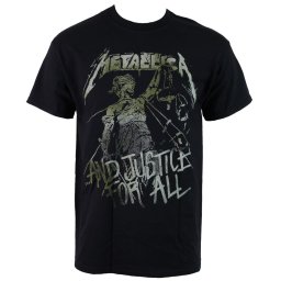 tričko pánské Metallica - Vintage Justice - RTMTLTSBJUS