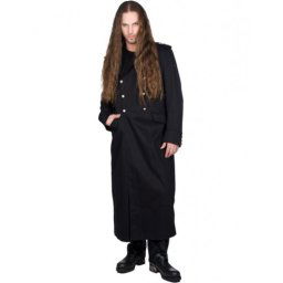kabát pánský BLACK PISTOL - Army Coat Denim - BLACK - B-7-07-001-00
