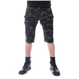 kraťasy pánské POIZEN INDUSTRIES - MUNICH - GREEN CAMO- POI797