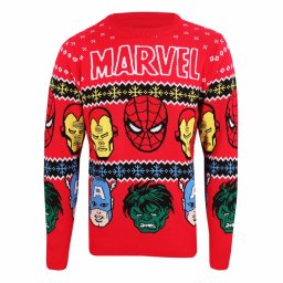 svetr unisex Marvel Comics - Christmas Jumper Face´s - KT-MARC-013