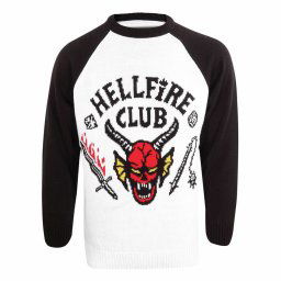 svetr unisex Stranger Things - Christmas Jumper Hellfire Club - LBE-STTG-010