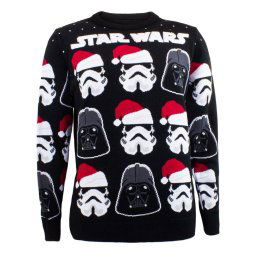svetr unisex Star Wars - Christmas Jumper - Darth Vader - Stormtrooper - KT-SWCL-014