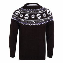 svetr unisex Nightmare Before Christmas - Christmas Jumper Jack Repeat - LBE-NMBC-006