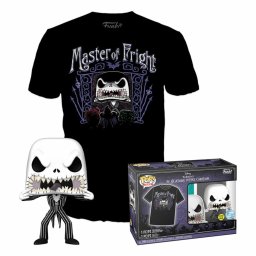set (figurka+tričko) Nightmare Before Christmas - POP! & Tee Box Jack Skellington - FK63628