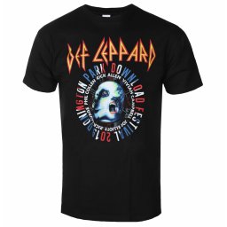 tričko pánské Def Leppard - Download Fest 2019 - Black - ROCK OFF - DEFLTS14MB