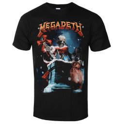 tričko pánské Megadeth - Santa Vic Chimney - ROCK OFF - MEGATS17MB