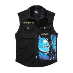 košile pánská bez rukávu Iron Maiden - Fear of the Dark - Vintage - BRANDIT - 61045-black