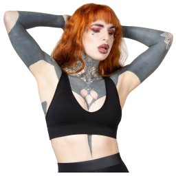 podprsenka dámská KILLSTAR - Devil's Own - Black - KSRA008095