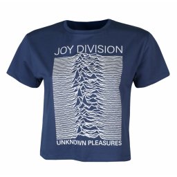 tričko dámské (top) Joy Division - Unknown Pleasures - DENIM - ROCK OFF - JDCT04LD